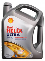 Моторное масло SHELL HELIX ULTRA Professional AG 5W-30 5L