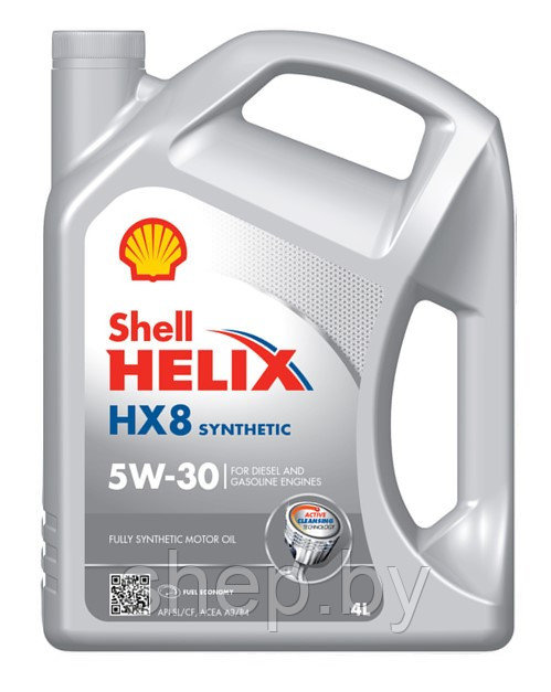 Моторное масло SHELL HELIX HX8 5W-30 4L - фото 1 - id-p208444808