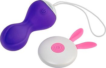 Вагинальный шарик с вибрацией Jojo vibe (Rechargeable Vaginal Kegel Balls / violet)