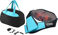 Массажер для шеи и плеч «ШИАЦУ» с сумкой (Shiatsu Neck and Shoulder Massager with leather bag (black-turquoise