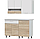 Кухонный гарнитур КГ-4 Белый/Дуб Сонома (1.2 метра), фото 2