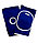 Наколенники волейбольные FORA 7201-BL синие (р-р S, M), фото 3