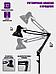 Торшер напольный с абажуром лофт светильник черный современный для гостиной и спальни лампа, фото 5