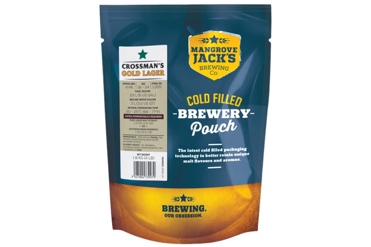 Солодовый экстракт Mangrove Jack's Traditional Series "Crossman's Gold Lager", 1,8 кг - фото 1 - id-p208455045