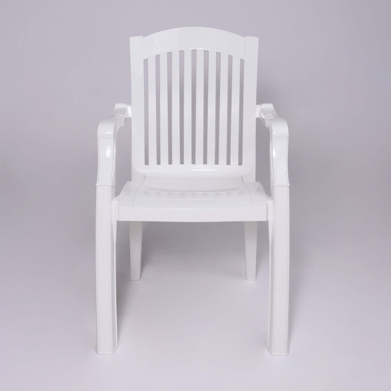 Кресло садовое Премиум, белый, пластик - фото 2 - id-p201753550
