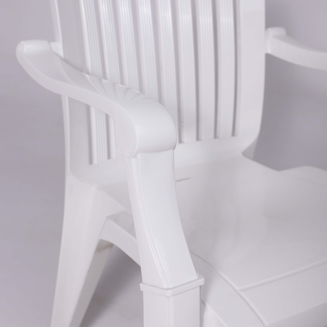 Кресло садовое Премиум, белый, пластик - фото 7 - id-p201753550