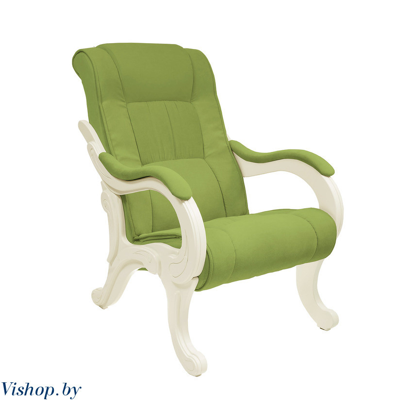 Кресло для отдыха модель 71 Verona apple green сливочный