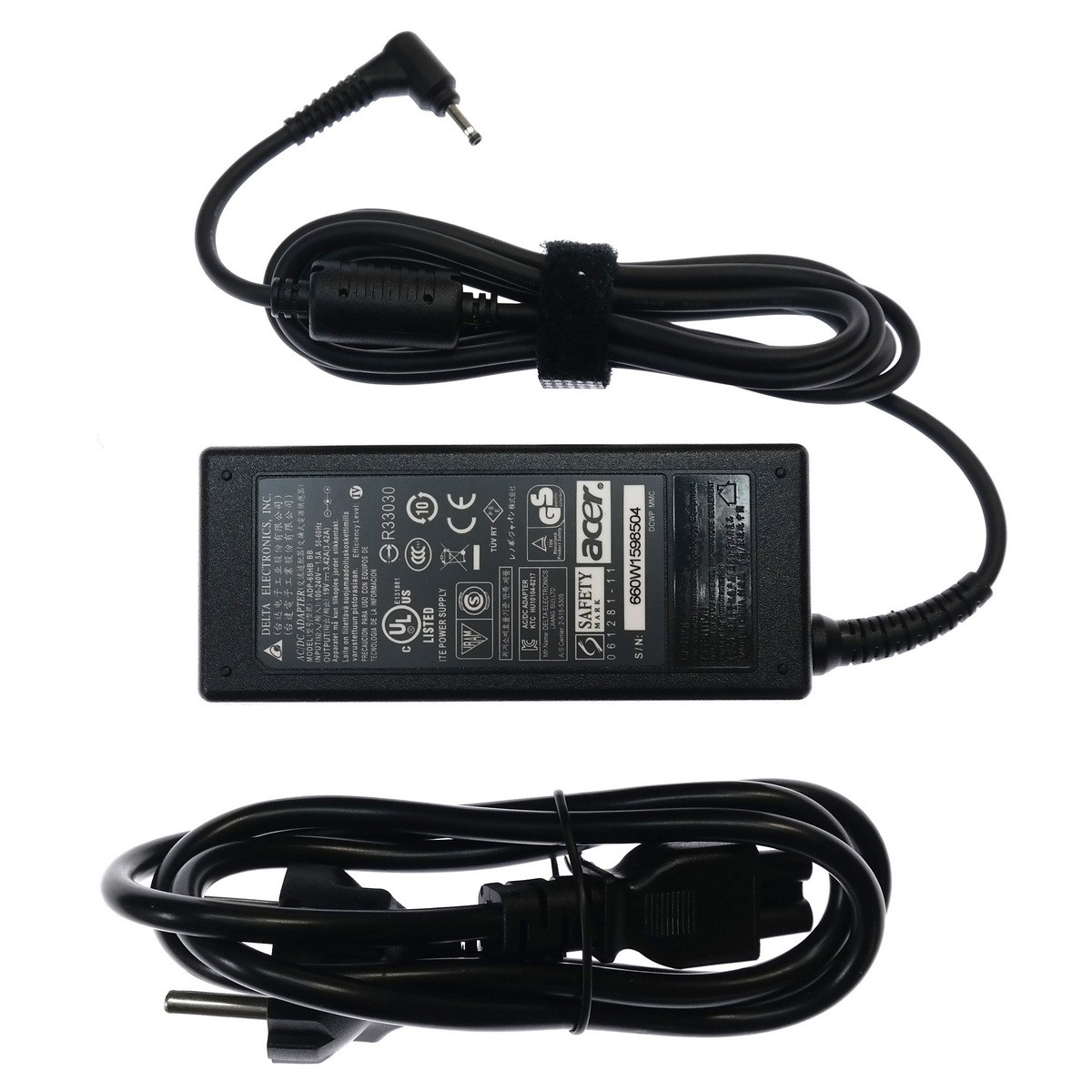 Зарядка для ноутбука Acer Aspire 3 a315-54k 3.0x1.1 65w 19v 3,42a под ...