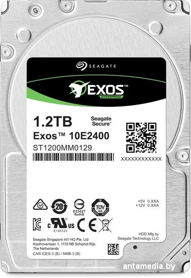 Гибридный жесткий диск Seagate Exos 10E2400 1.2TB ST1200MM0129 - фото 1 - id-p208368592