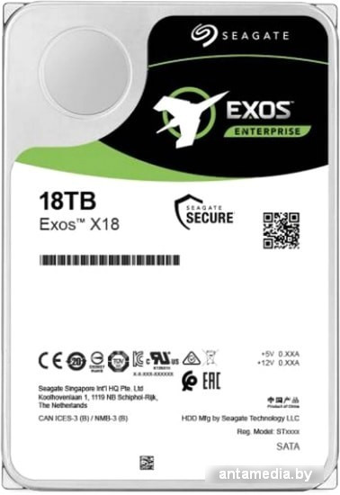 Жесткий диск Seagate Exos X18 18TB ST18000NM004J