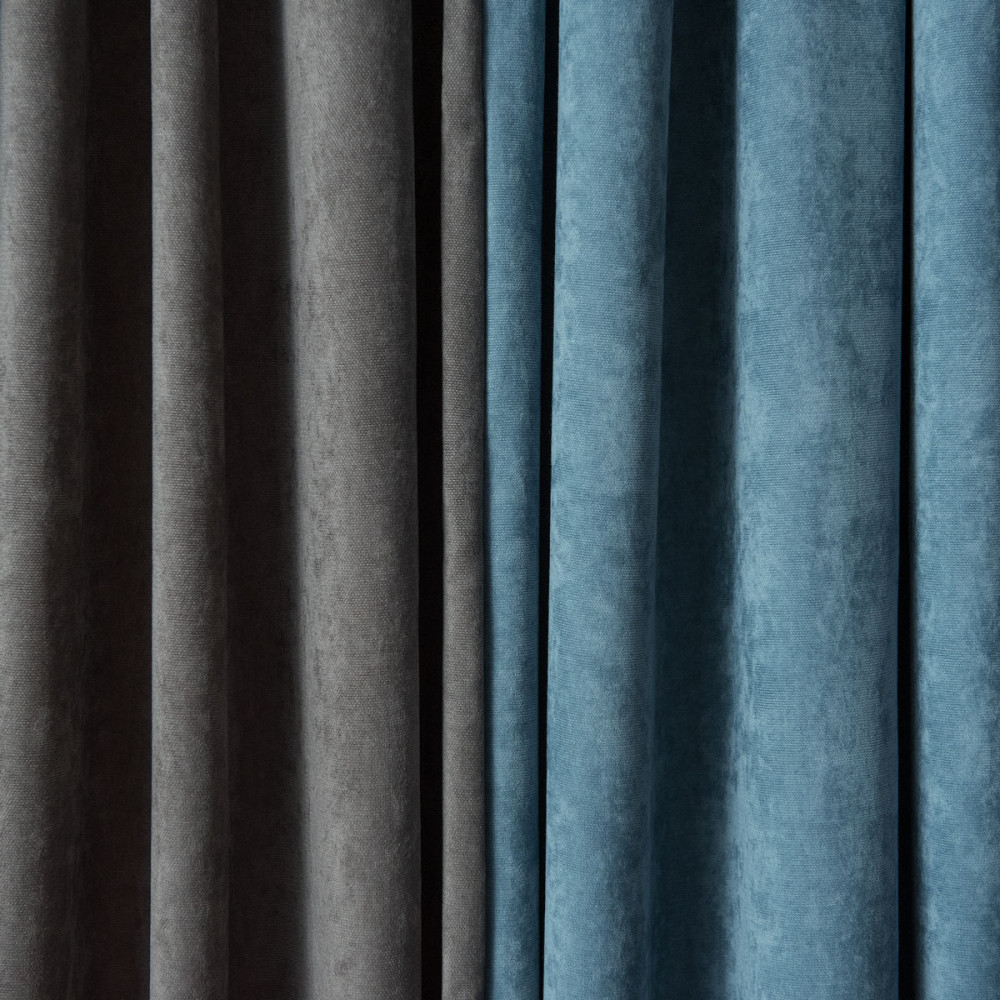 Комплект комбинированных штор КЕРТИ Голубой/ Серый 400×260 (Ш×В) - фото 2 - id-p206846523