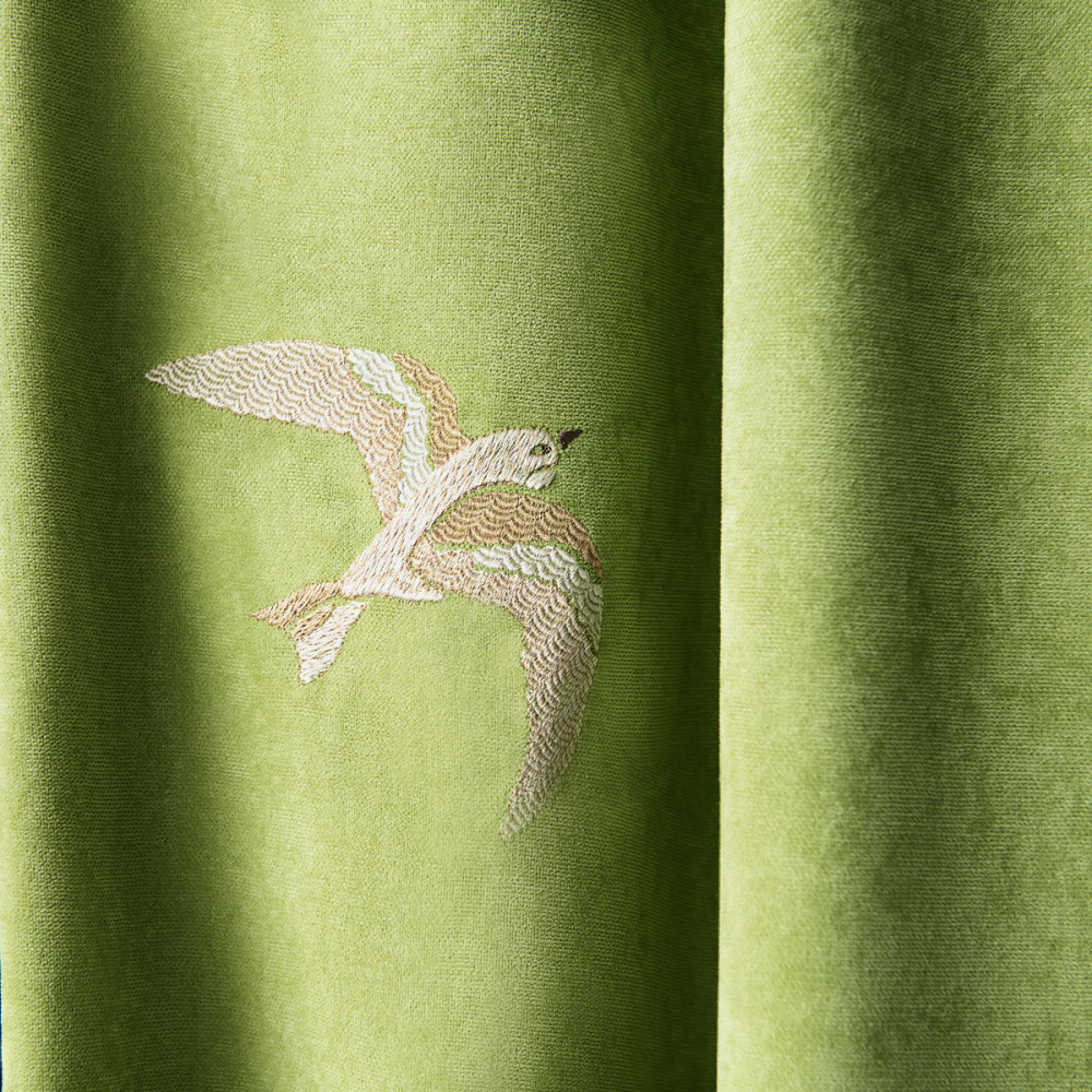 Комплект штор с подхватами ЛИБЕРТИ Зеленый 290×270 (Ш×В) - фото 5 - id-p206846210