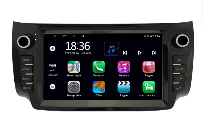 Штатная магнитола OEM для Nissan Tiida II 2013-2019 на Android 10