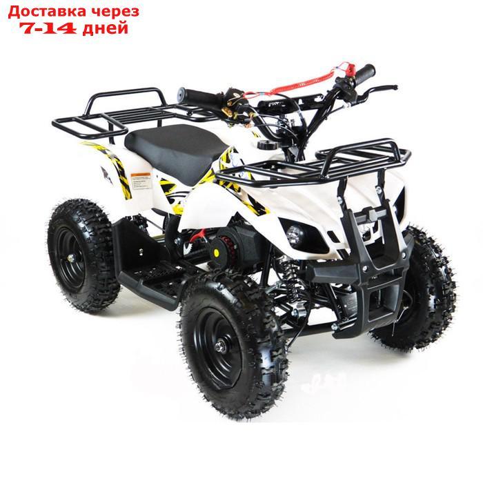 Квадроцикл детский бензиновый MOTAX ATV Х-16 Мини-Гризли, с механическим стартером, белый - фото 3 - id-p208444928