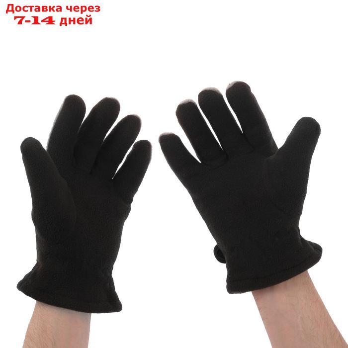Перчатки для езды на мототехнике, зимние до -20, одноразмерные, черно-серый - фото 2 - id-p208444940