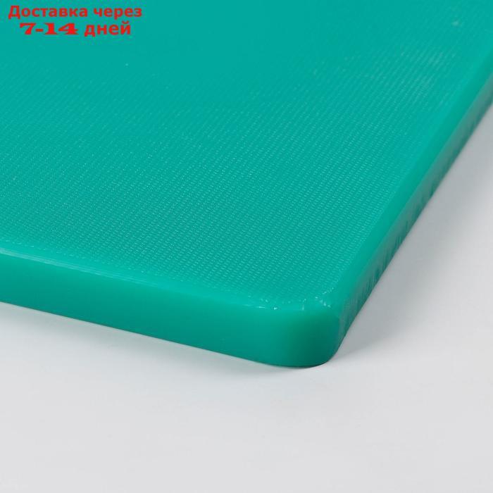Доска разделочная, 60×40 см, цвет зелёный - фото 3 - id-p208446318