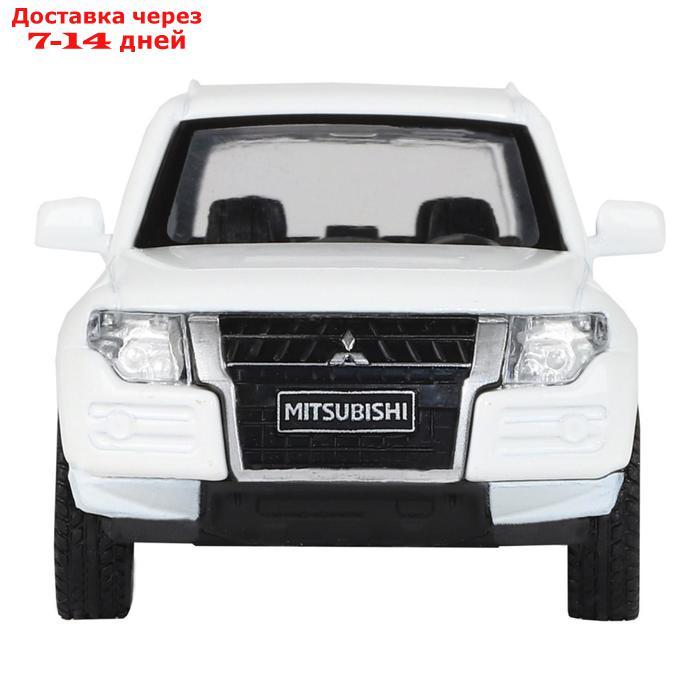 Машина металлическая Mitsubishi Pajero 4WD Turbo 1:43, инерция, открываются двери, цвет белый - фото 6 - id-p208445233