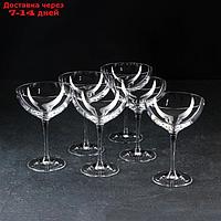 Набор бокалов для коктейля Bohemia Crystal "Кейт", 220 мл, 6 шт