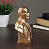 Бюст Ленин большой бронза,золото, 8х14х18см, фото 2