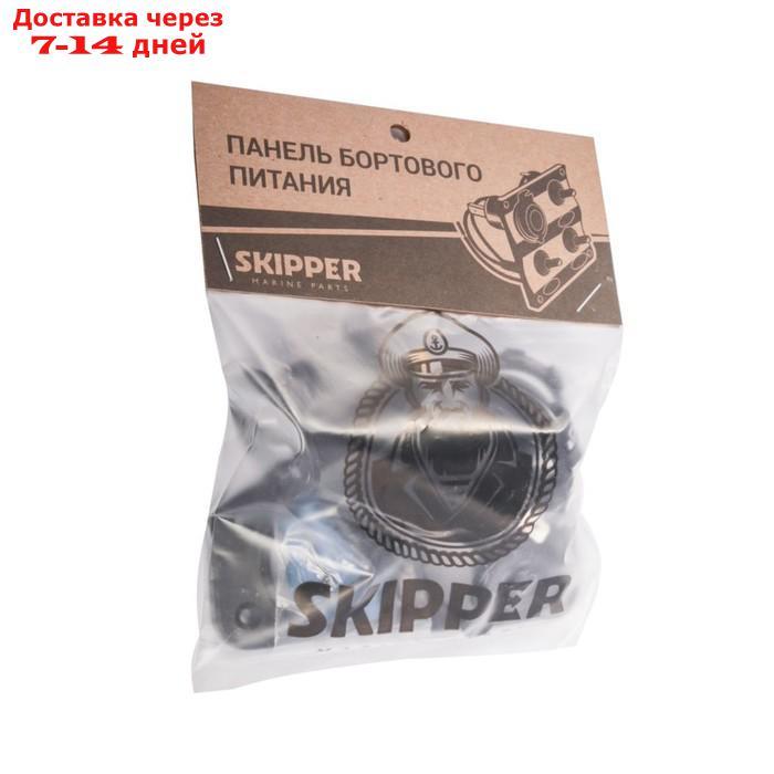 Панель прикуривателя Skipper PN181SL1USB, пластик черный, -15АА, 12V - фото 2 - id-p208446556