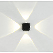 Интерьерный настенный светильник  LED 4*2W 4000K Черный 220V IP54 IL.0014.0016-4 BK