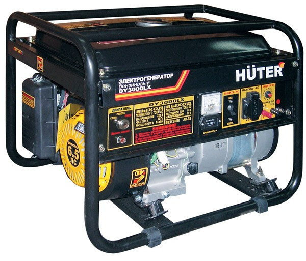 Бензиновый генератор Huter DY3000LX - фото 1 - id-p208484837