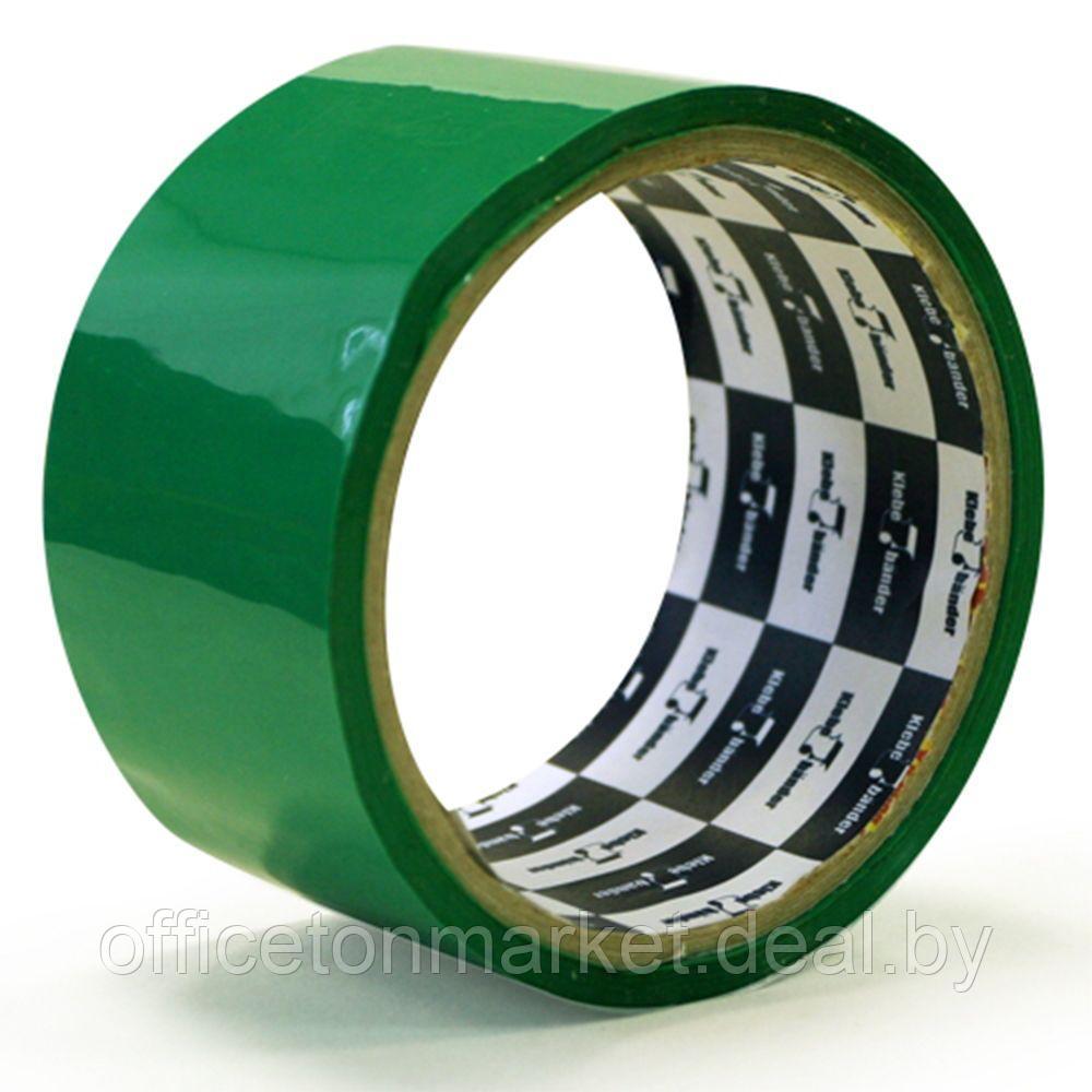 Клейкая лента упаковочная "Klebebander", 50x57 мм/м, 45 мкм, зелёный - фото 1 - id-p208484762
