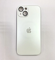Чехол на Iphone 14 AG Glass Case + MagSafe (белый)