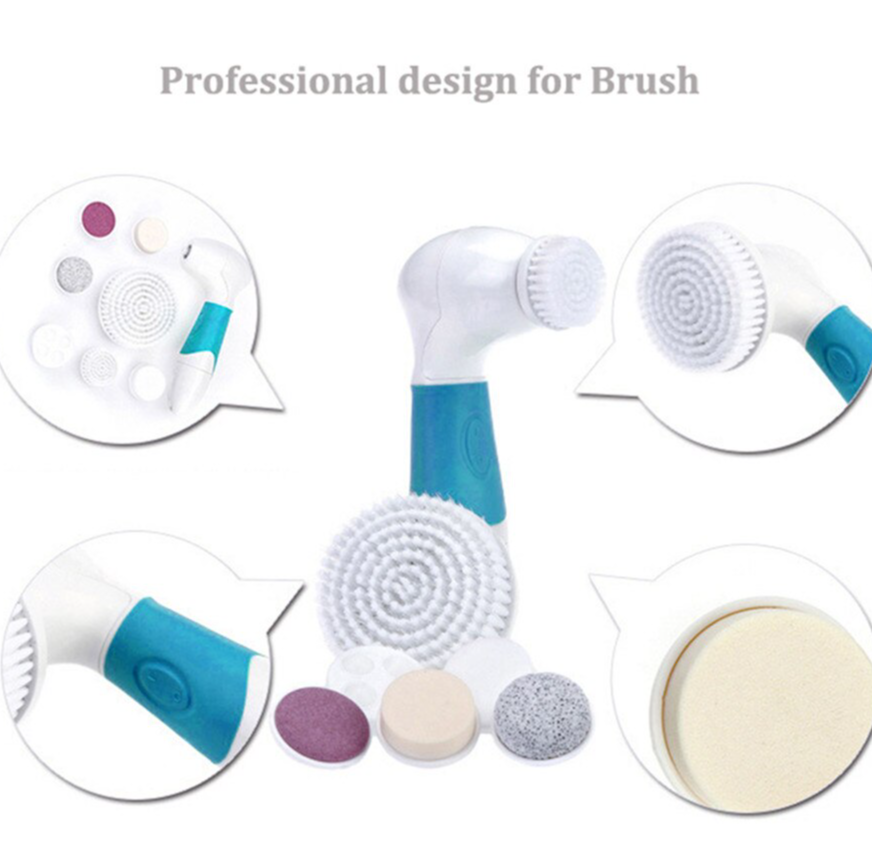 Массажер уходовый для кожи лица 7 в 1 Мassage Beauty Device Bath Spa Brush AE-8288 - фото 7 - id-p208494110