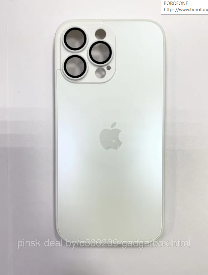 Чехол на Iphone 14 Pro AG Glass Case + MagSafe (белый) - фото 1 - id-p208494371
