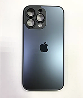 Чехол на Iphone 14 Pro AG Glass Case + MagSafe (черный)