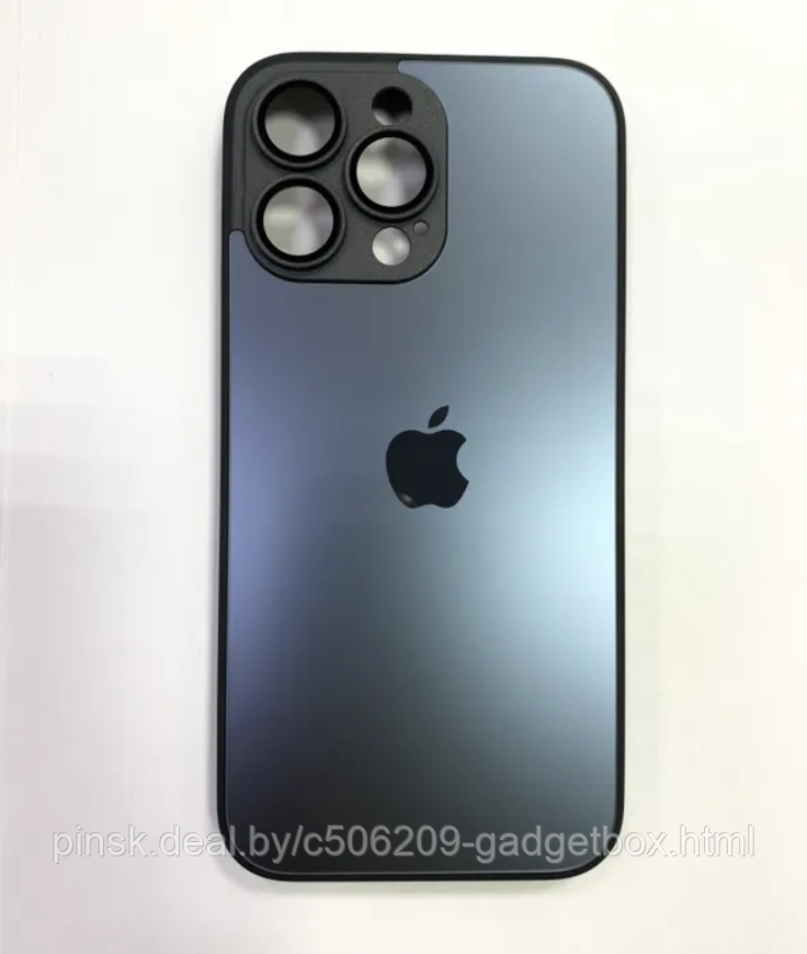 Чехол на Iphone 14 Pro AG Glass Case + MagSafe (черный) - фото 1 - id-p208494389