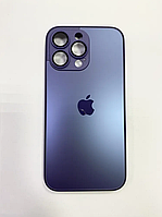 Чехол на Iphone 14 Pro Max AG Glass Case + MagSafe (синий)