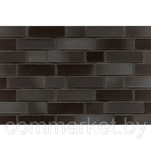 Кирпич клинкерный ABC-klinkergruppe, Dresden schwarz-blau-bunt glatt NF 5954