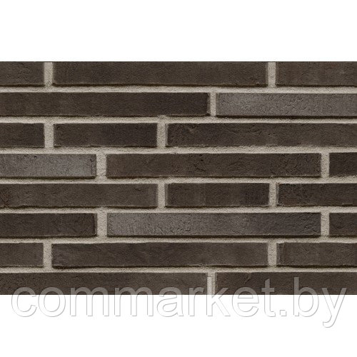 Клинкерный кирпич ABC-klinkergruppe, Langformat aquaterra Rauchschwarz DF 1031