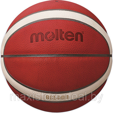 Баскетбольный мяч MOLTEN B6G5000 FIBA премиум-класса, кожа, pазмер 6 - фото 2 - id-p208496751