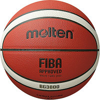 Баскетбольный мяч MOLTEN B7G3800 FIBA, синтетическая кожа, размер 7