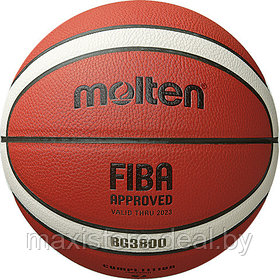 Баскетбольный мяч MOLTEN B7G3800 FIBA, синтетическая кожа, размер 7