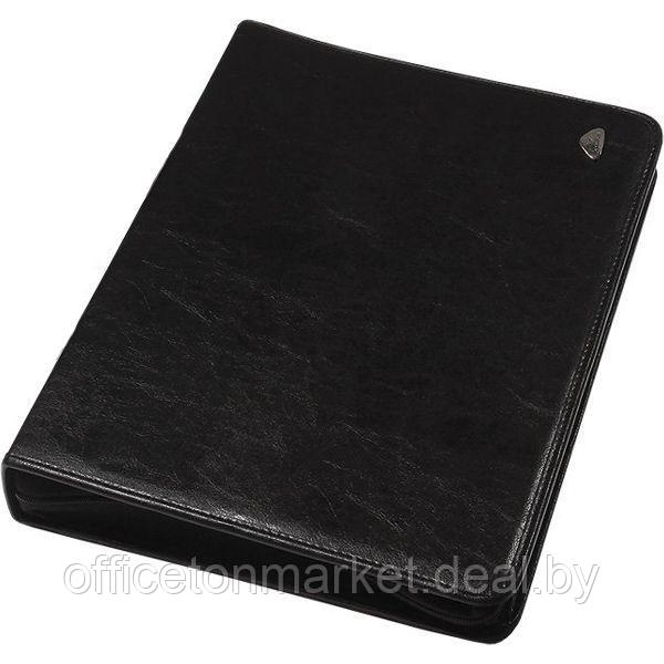 Папка-портфель на молнии, черный - фото 1 - id-p208511153