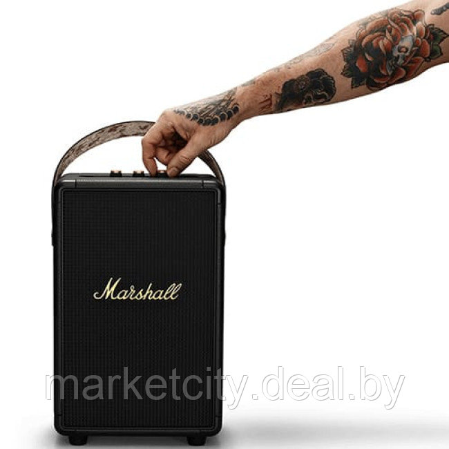 Marshall TUFTON Portable Speaker Black and Brass - фото 6 - id-p208512989