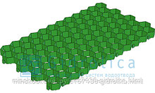 Решётка газонная Gidrolica® Eco Standart РГ-70.40.3,2 пластиковая зелёная