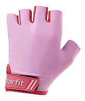 Перчатки для фитнеса STARFIT SU-112, р-р M , нежно-розовый