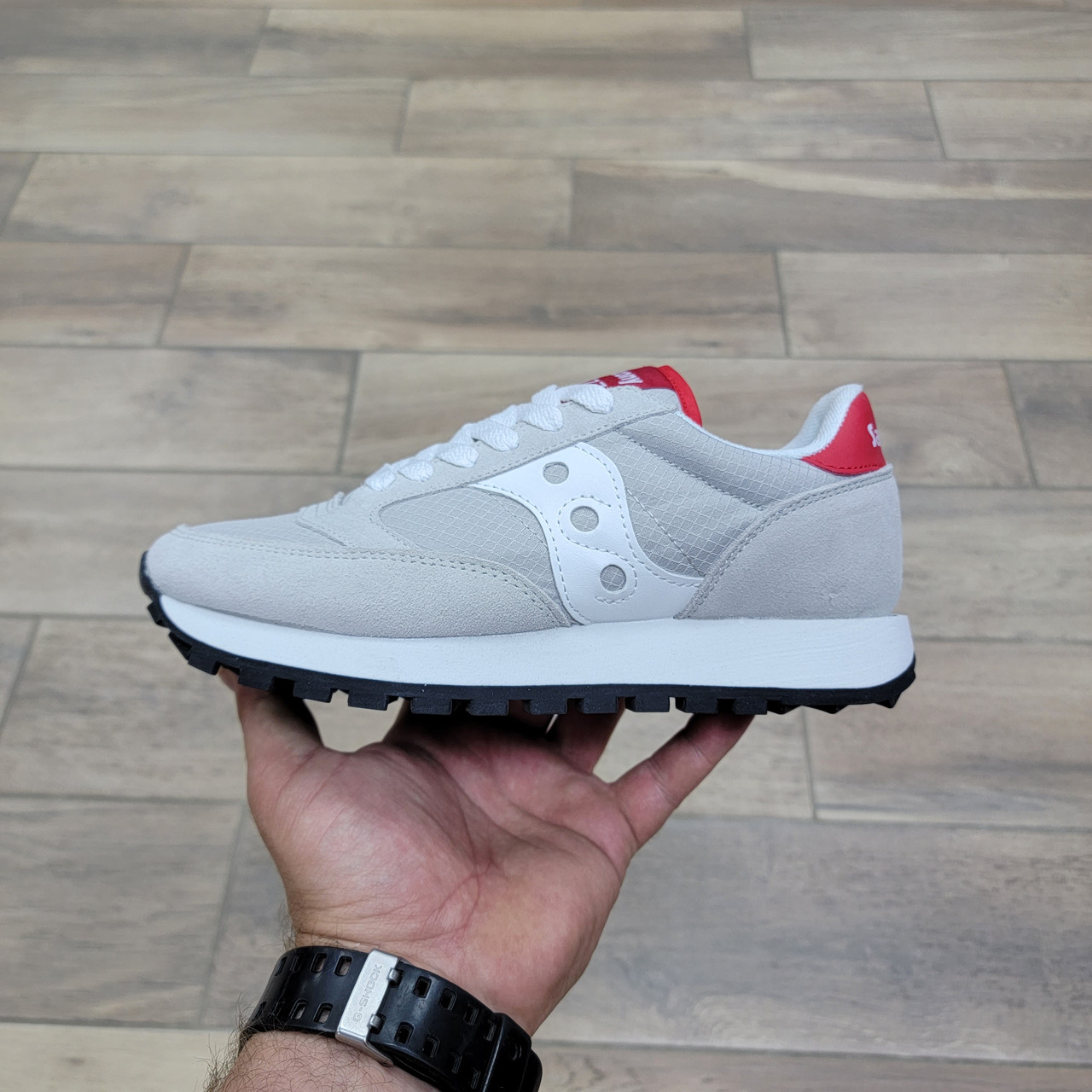 Кроссовки Saucony Jazz Low Pro Gray White Red