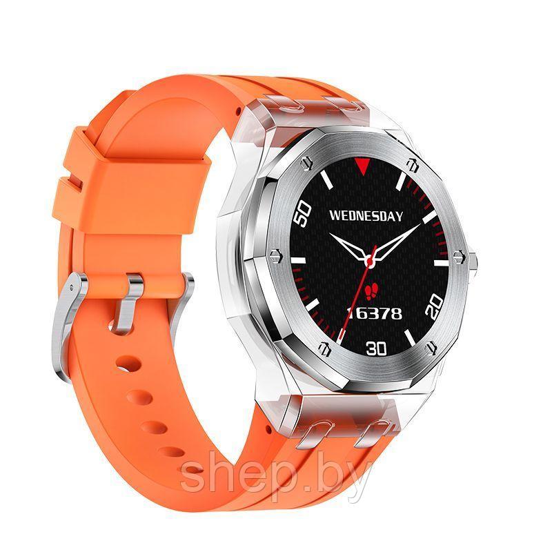Смарт-часы спортивные Hoco Y13 до 10 дней автономной работы цвет: оранжевый - фото 1 - id-p208519298