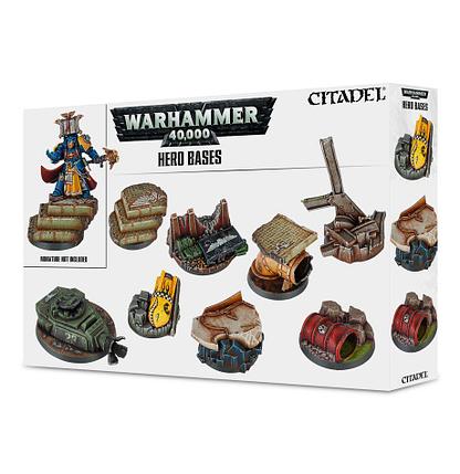 Warhammer: Подставки для Героев Warhammer 40,000 / Warhammer 40,000 Hero Bases (арт. 64-01), фото 2