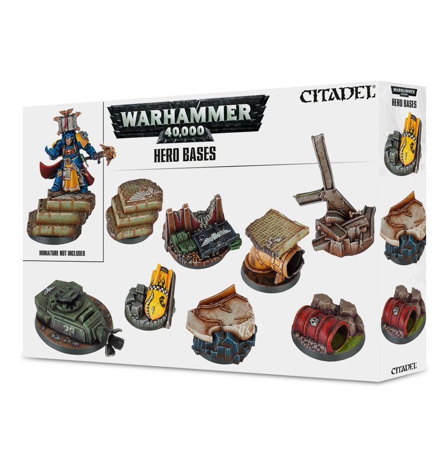 Warhammer: Подставки для Героев Warhammer 40,000 / Warhammer 40,000 Hero Bases (арт. 64-01) - фото 1 - id-p208520863