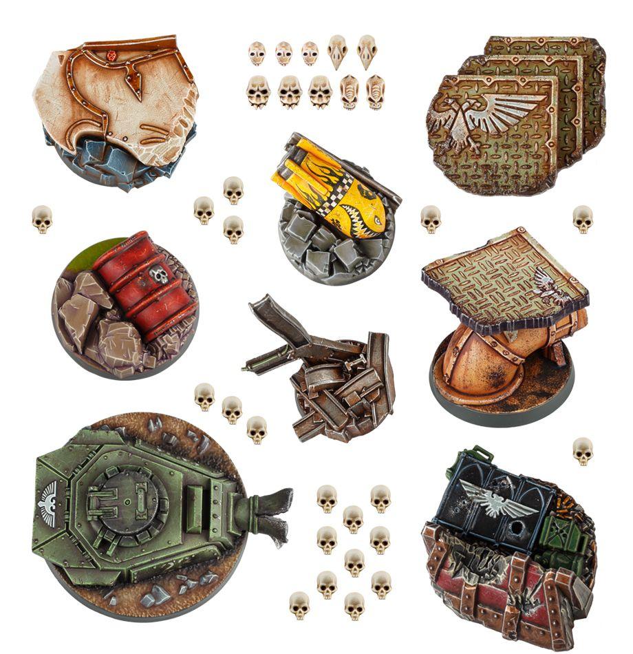 Warhammer: Подставки для Героев Warhammer 40,000 / Warhammer 40,000 Hero Bases (арт. 64-01) - фото 3 - id-p208520863