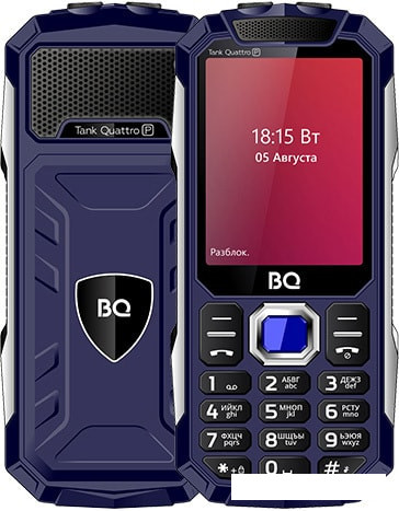 Мобильный телефон BQ-Mobile BQ-2817 Tank Quattro Power (синий) - фото 1 - id-p208522197