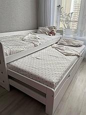 Кровать для двоих детей из массива «Вуди-14» ("Лотос-24") Берёза, фото 3
