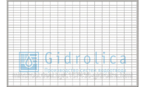 Решетка Gidrolica Step Pro 390х590мм - стальная ячеистая оцинкованная - фото 2 - id-p29621849